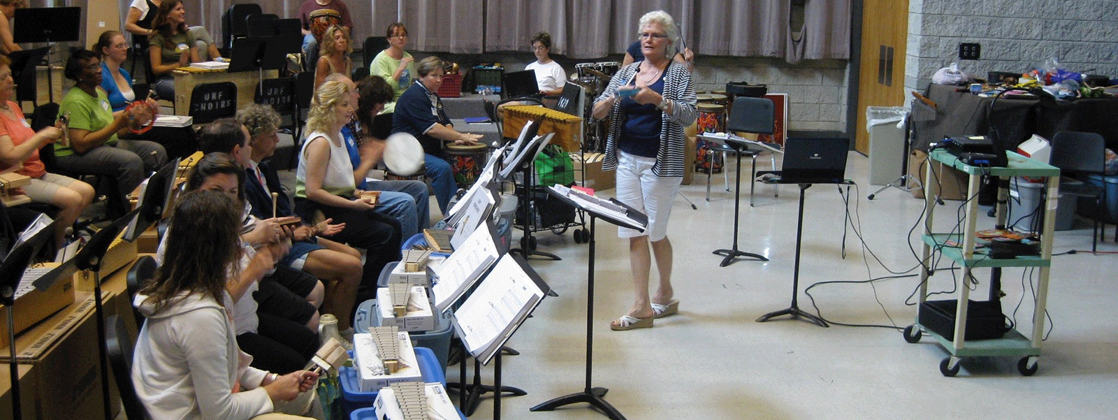 Sandy Lantz and Gretchen Wahlberg at Beatin' Path Publications